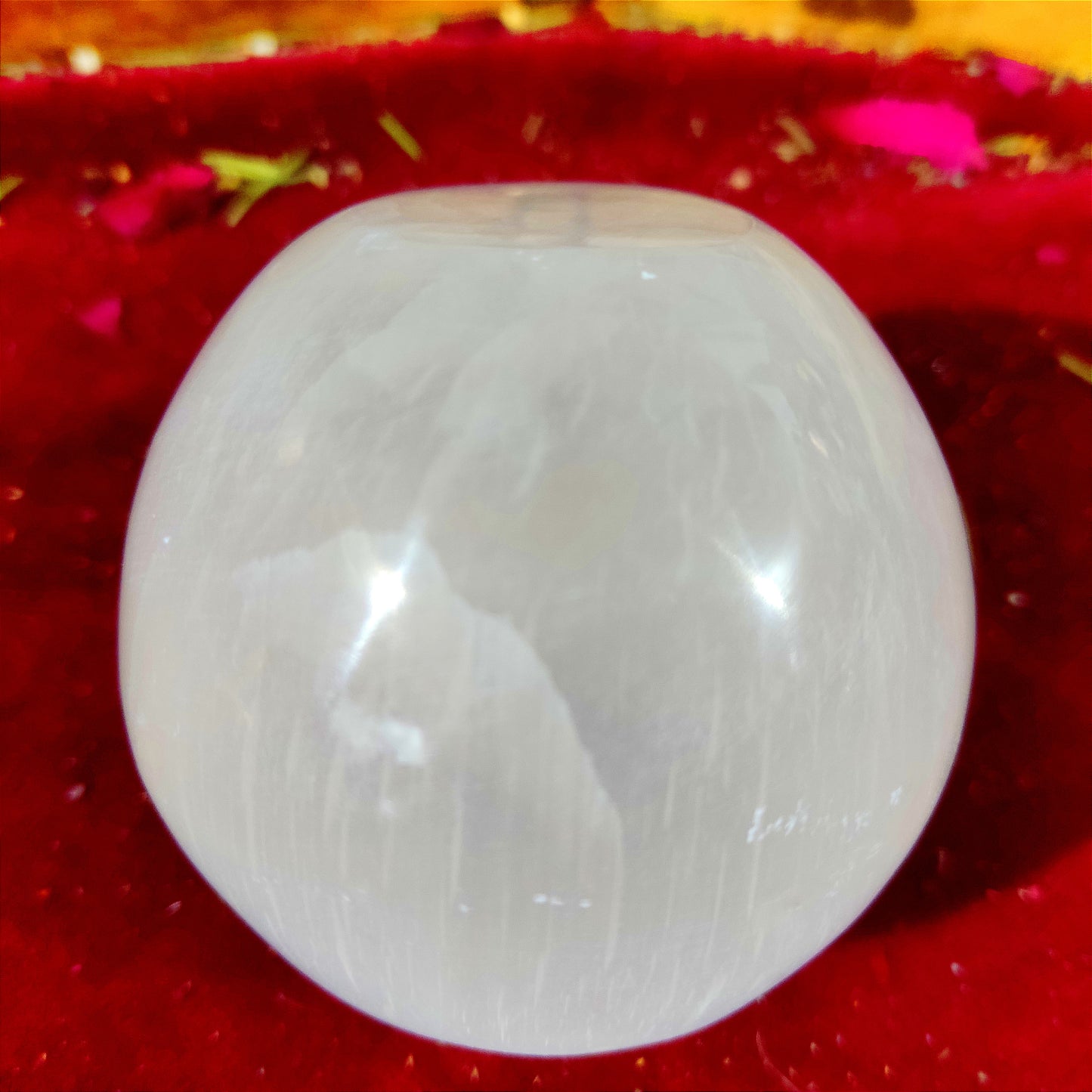 Bola Selenita Base Cortada