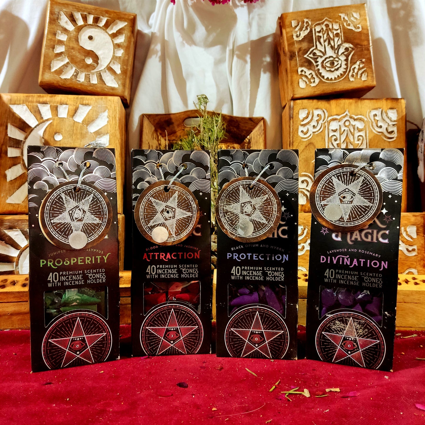 Conos Incienso Black Magic