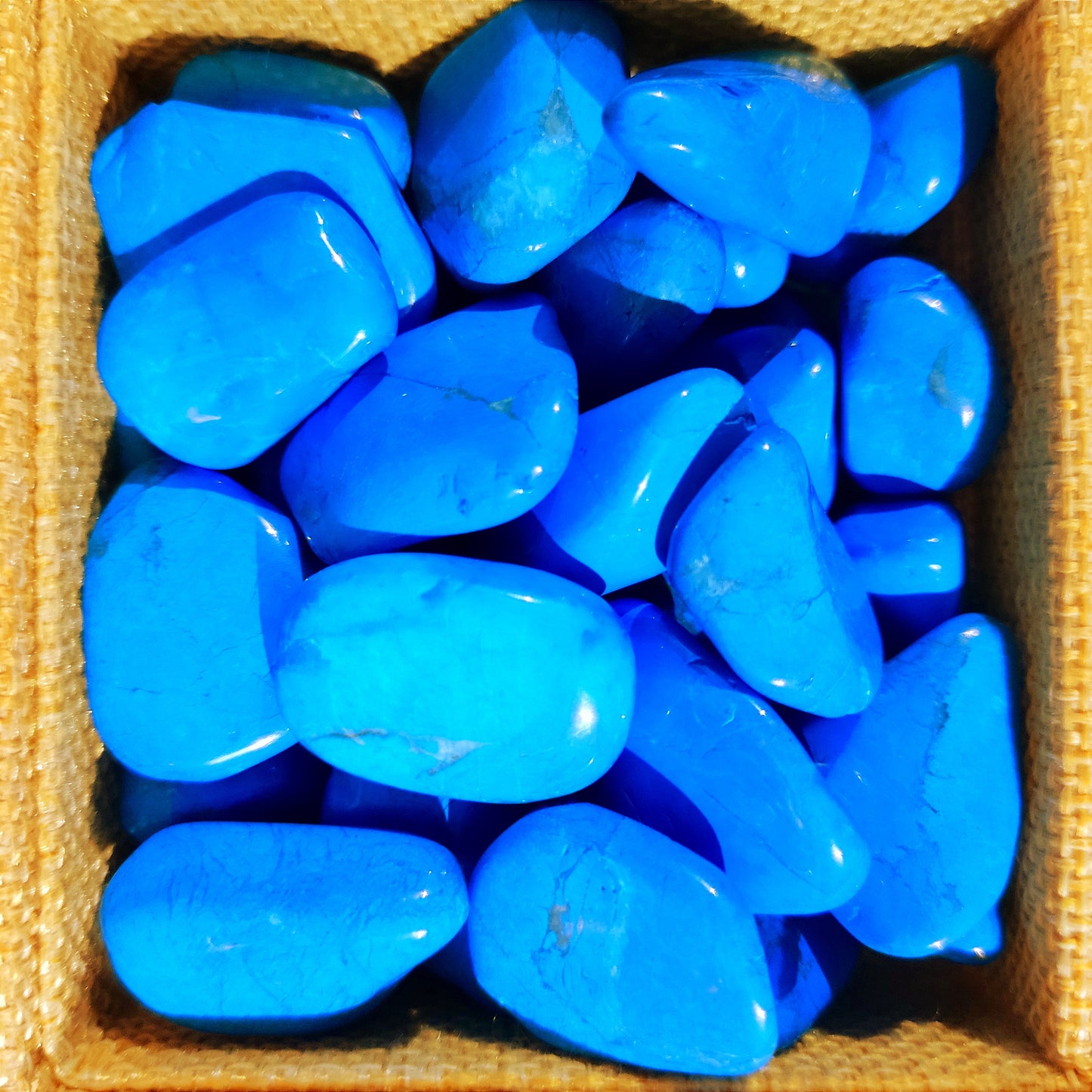 Rodado Howlita Azul