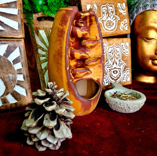 Quemador Reflujo Bosque Marrón