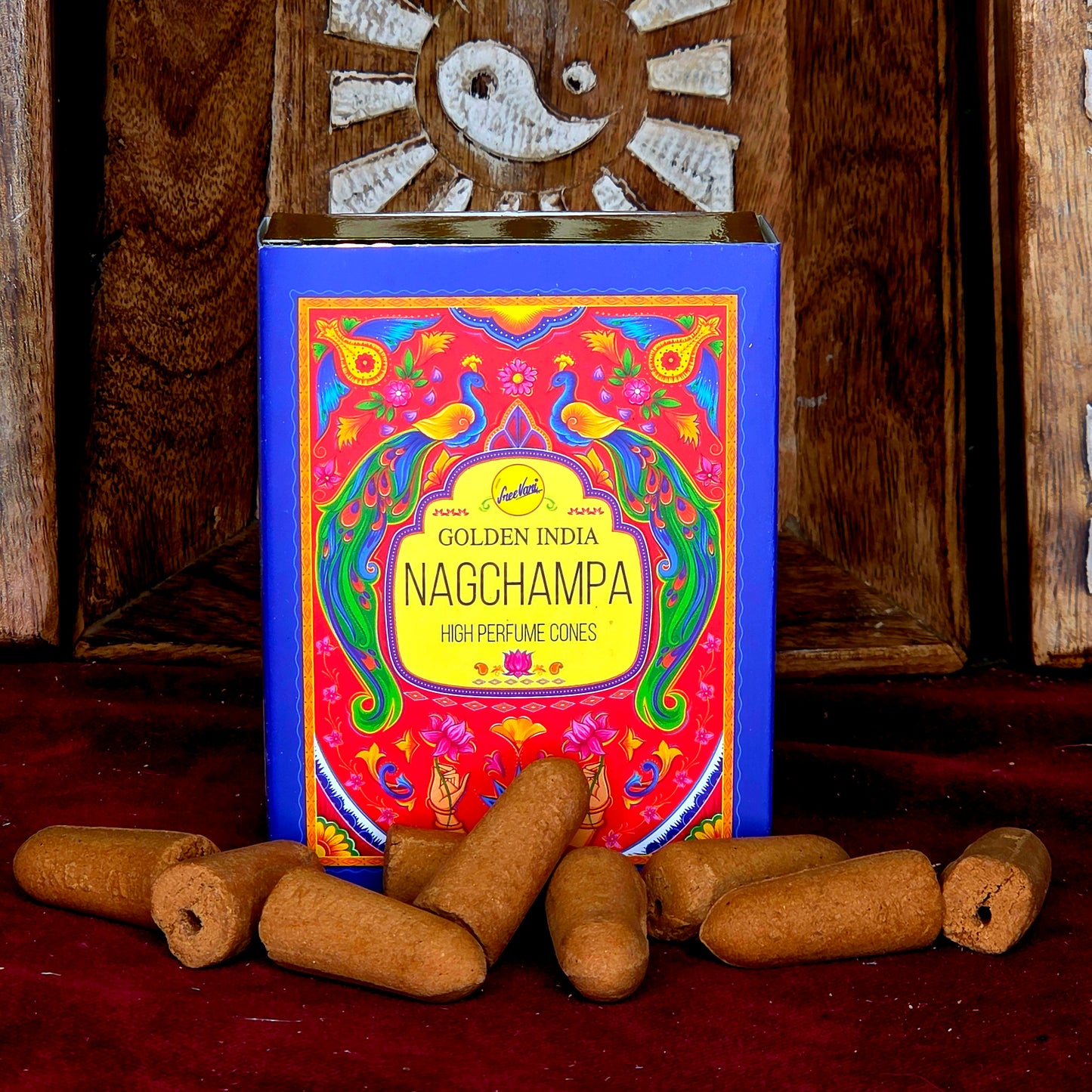 Cono de Reflujo Nag Champa - Conexión Espiritual / Concentración / Relajación