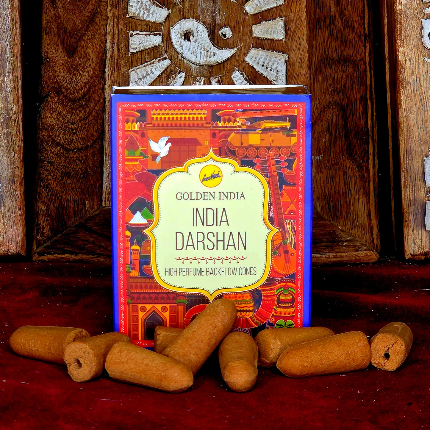Cono de Reflujo Aromas de la India - Conexión Espiritual / Concentración / Relajación