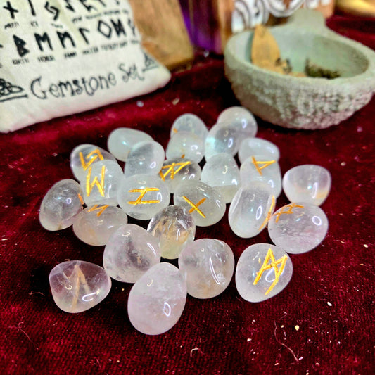 Runas de Bruja de Cuarzo Cristal