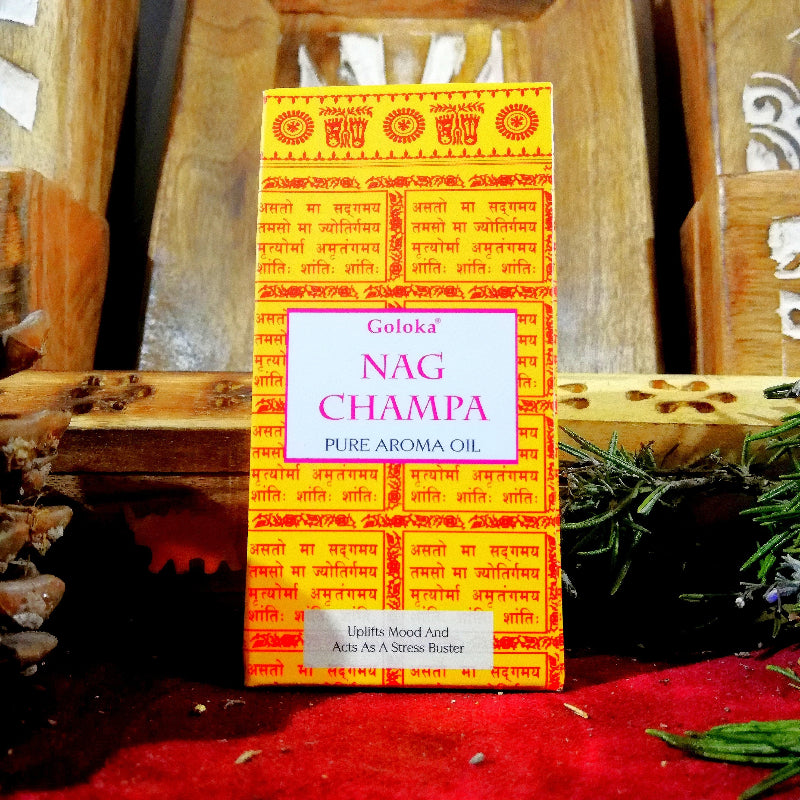 Aceite Aromatico de Nag Champa Conexion Espiritual Concentracion Relajacion