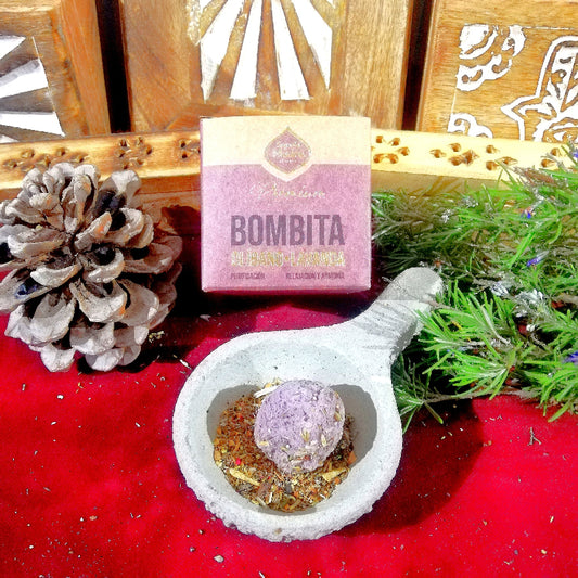 Bombita de Lavanda y Olibano Relajacion Armonia