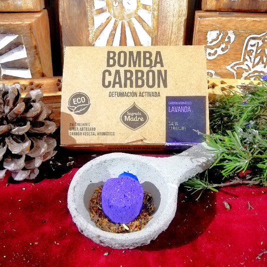 Carbon de Lavanda para relajacion, armonia, bienestar y concentracion