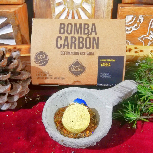 Carbon de Yagra para atraer abundancia, prosperidad y abrir caminos