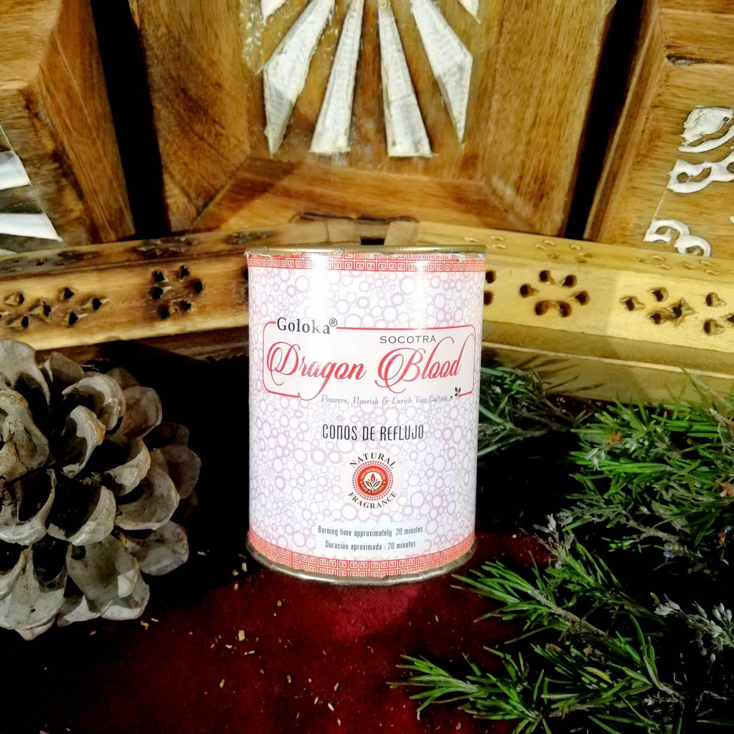 Cono Reflujo Sangre de Dragón - Protección / Sanación / Conexión Espiritual