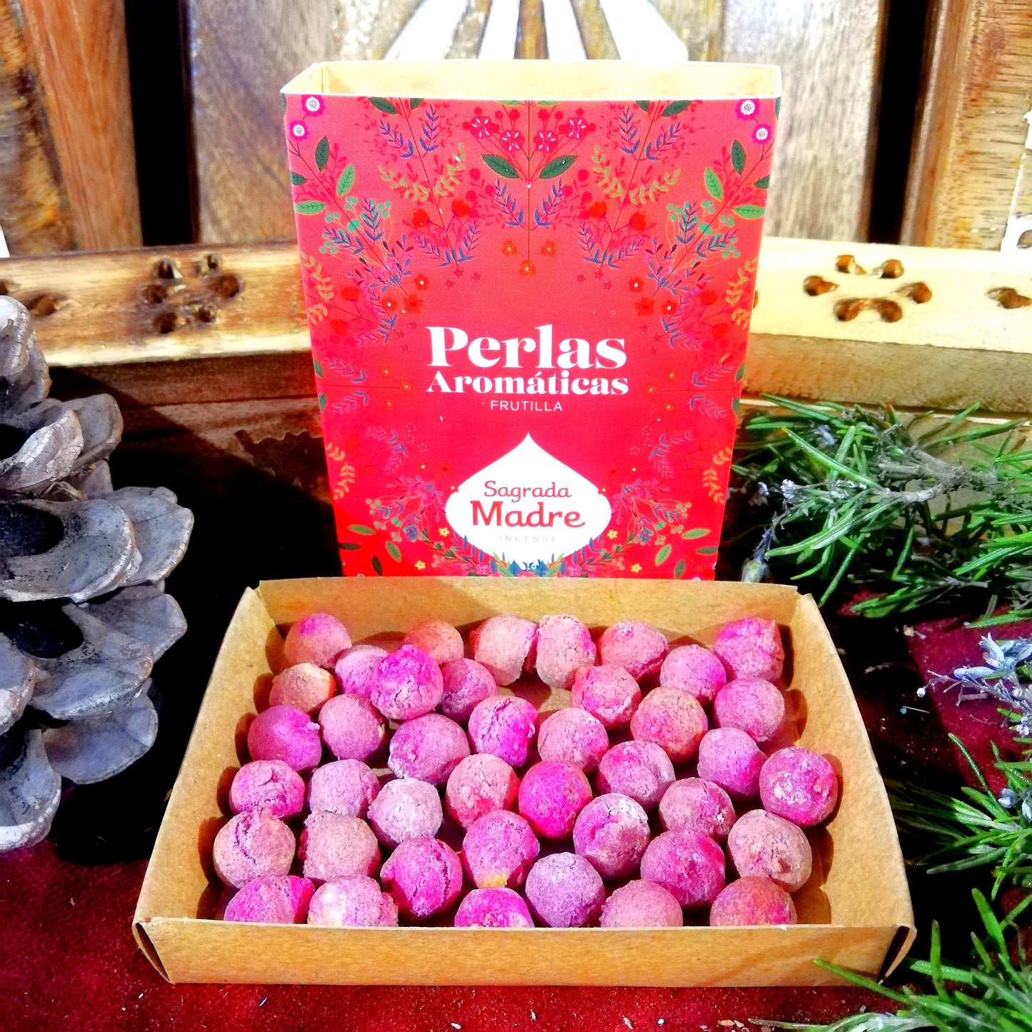 Perlas Aromáticas Fresa - Energía / Alegría / Autoestima / Amor / Pasión