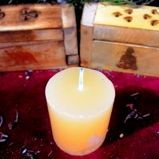 Vela Aromática Jazmín - Tranquilidad / Optimismo / Concentración / Armonía