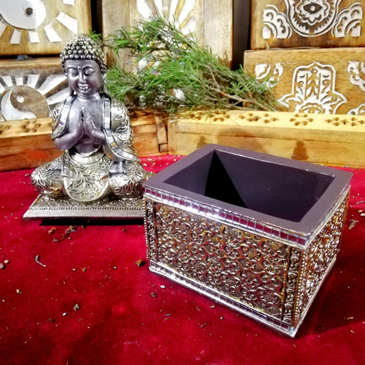 Buda Joyero Plateado