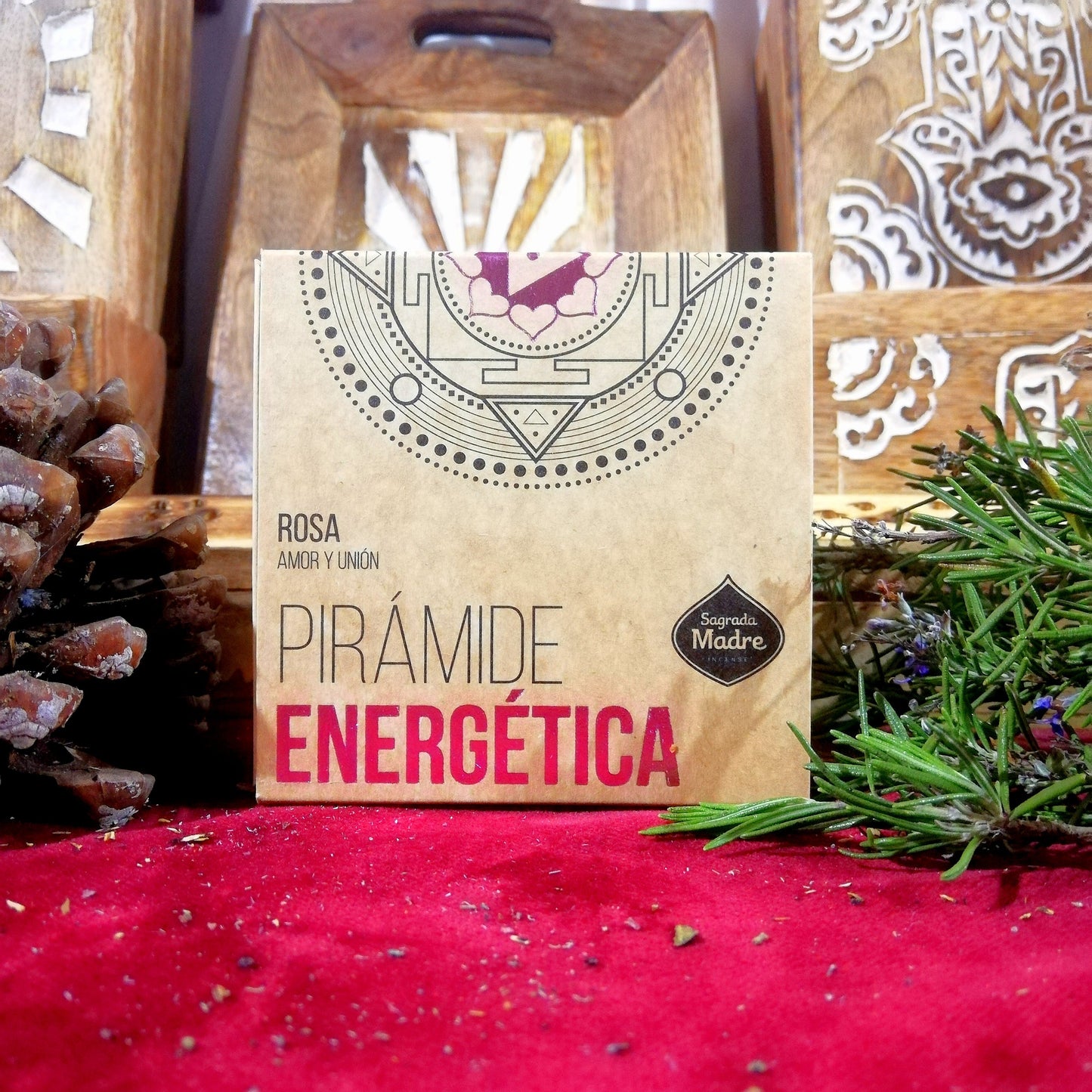 Pirámide Energética Rosas - Amor / Unión / Pasión