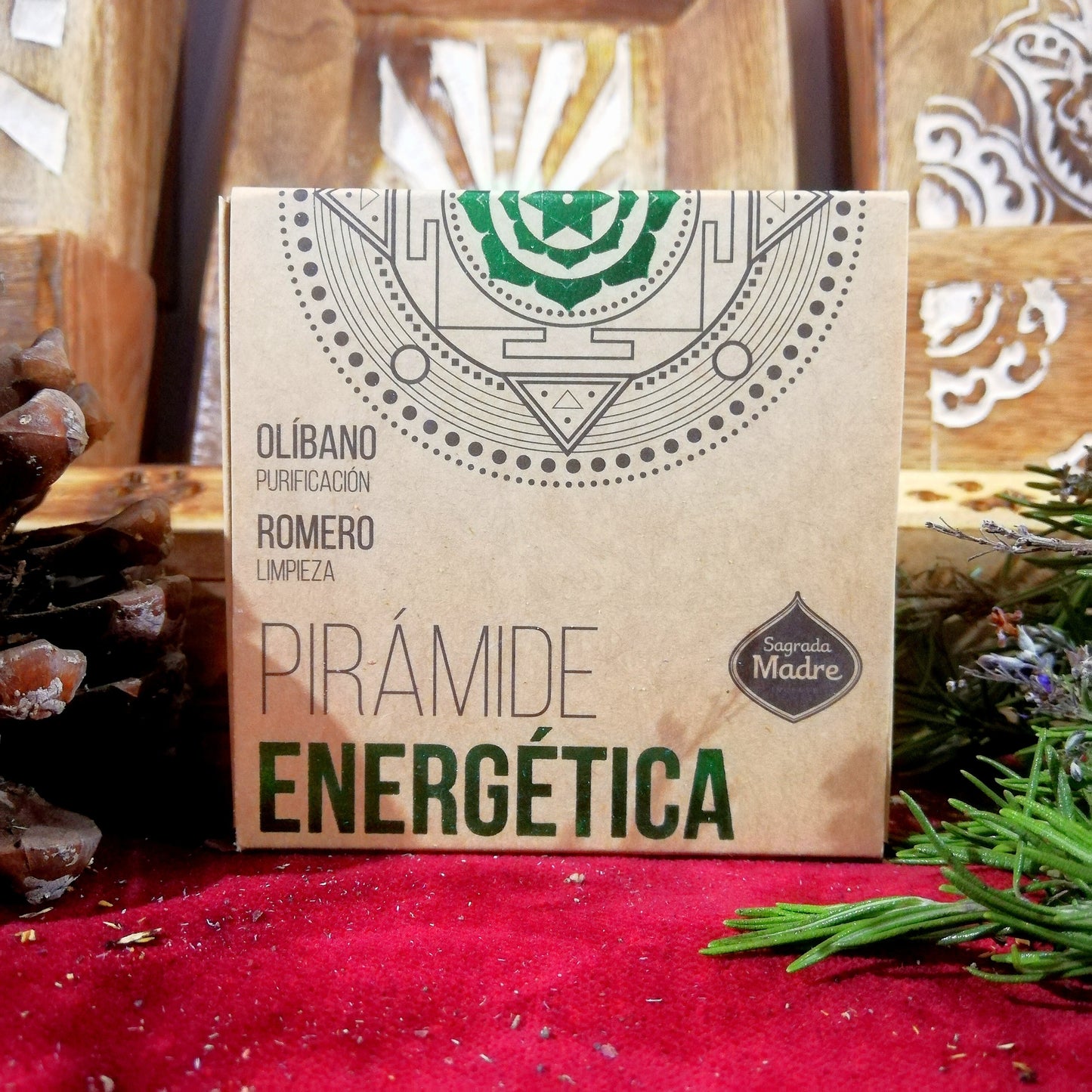 Pirámide Energética Romero y Olíbano - Purificación / Limpieza