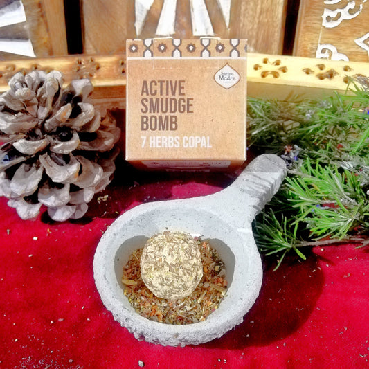 Bombita 7 hierbas - Sabiduría / Creatividad / Armonía / Protección / Limpieza / Purificación / Conexión