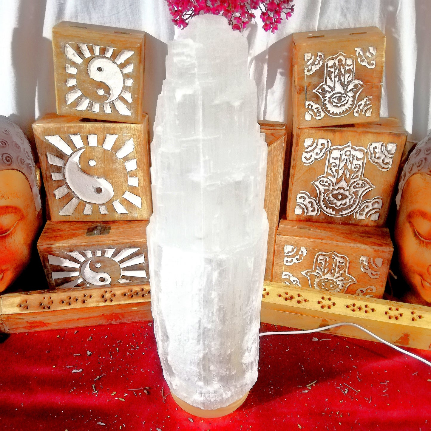 Lámpara Selenita 42cm