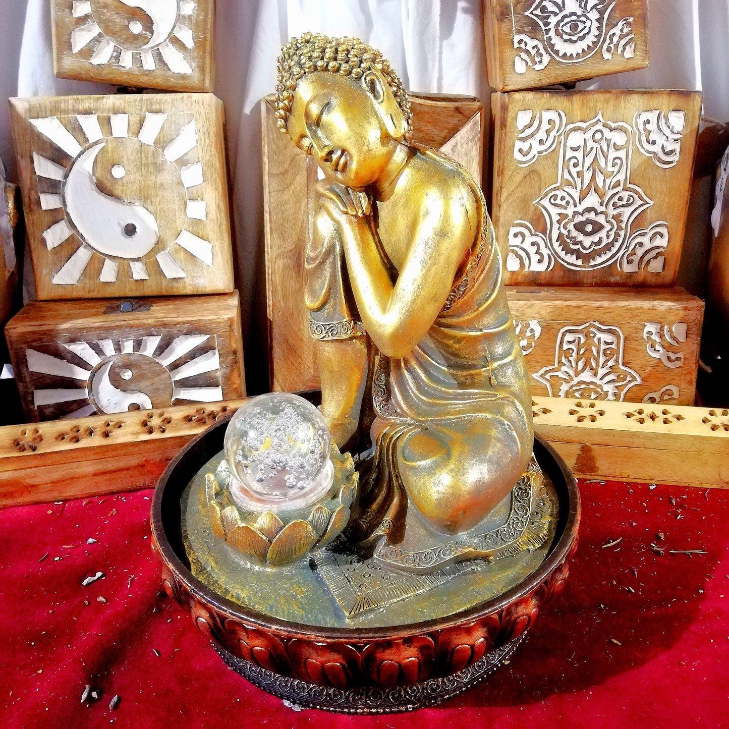 Fuente Buda Funshi con Bola