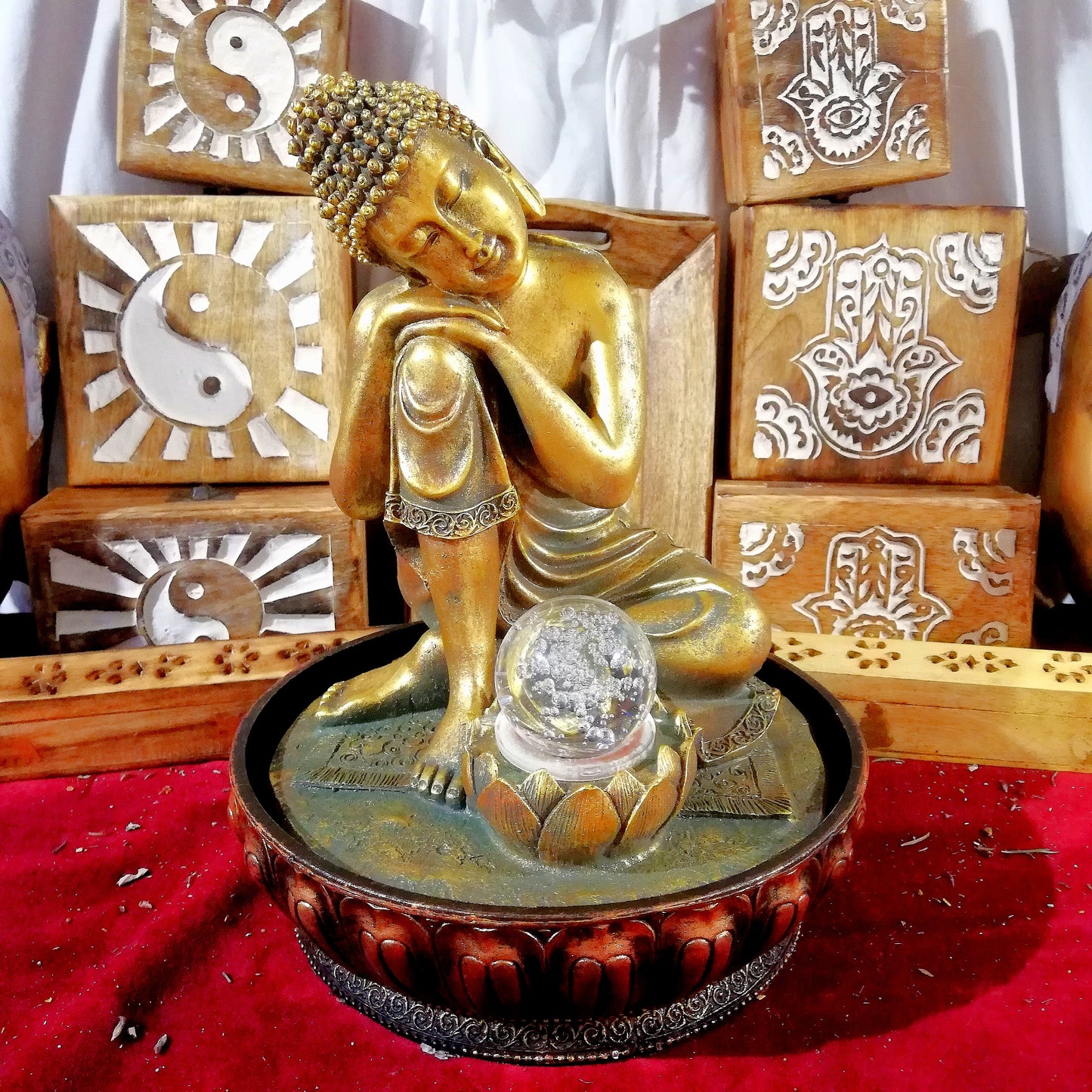 Fuente Buda Funshi con Bola