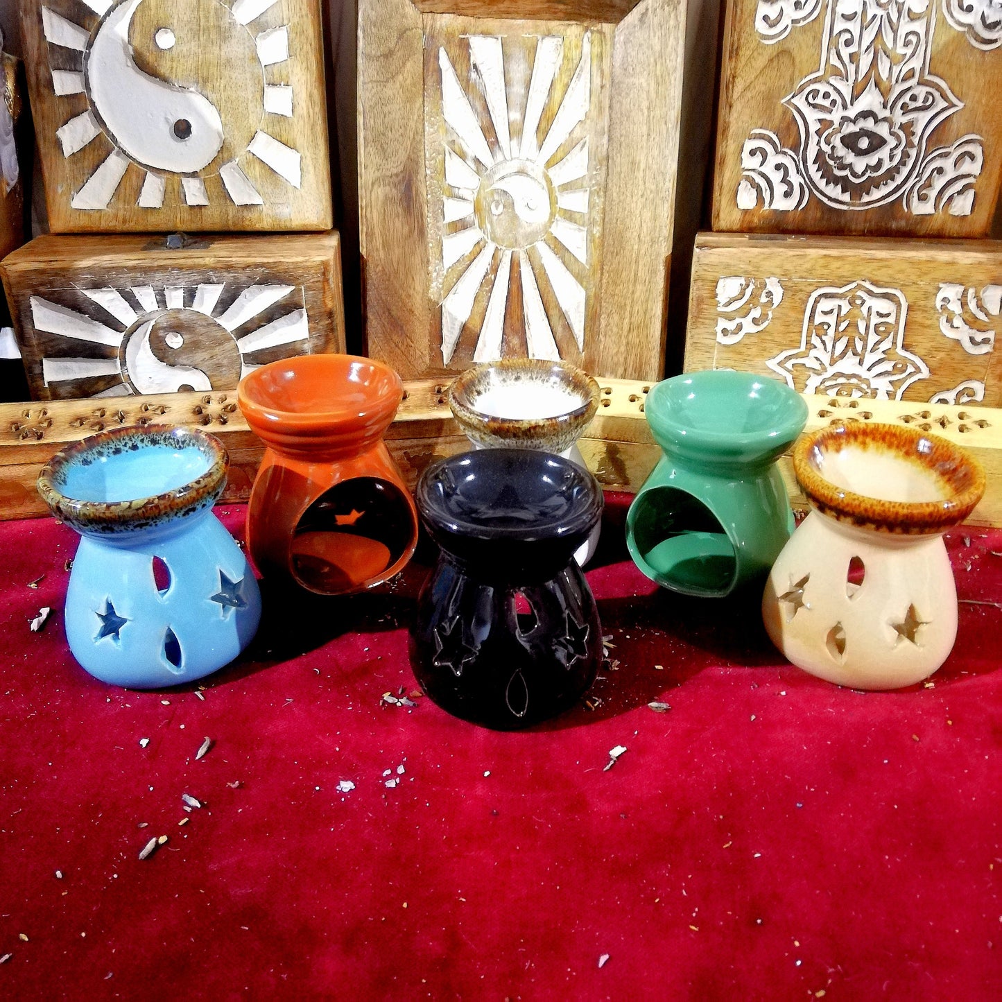 Quemador Cerámico Estrellas