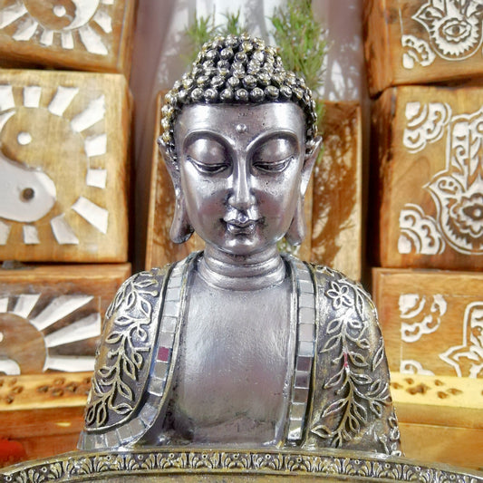 Buda Bandeja Plateada