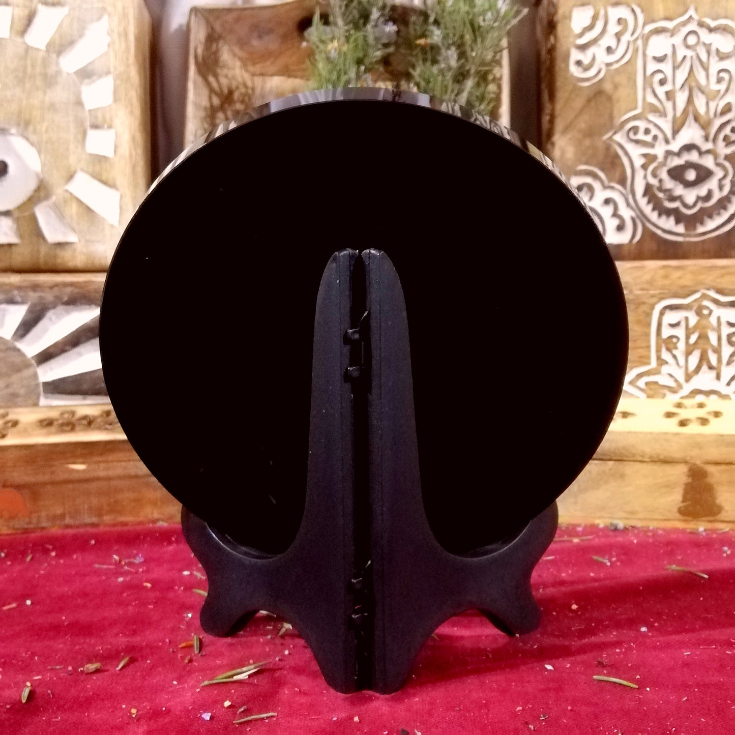 Espejo de Adivinación de Obsidiana