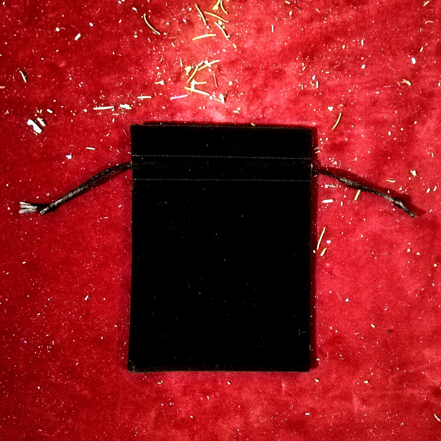 Saquitos de Terciopelo Negro para Brujas