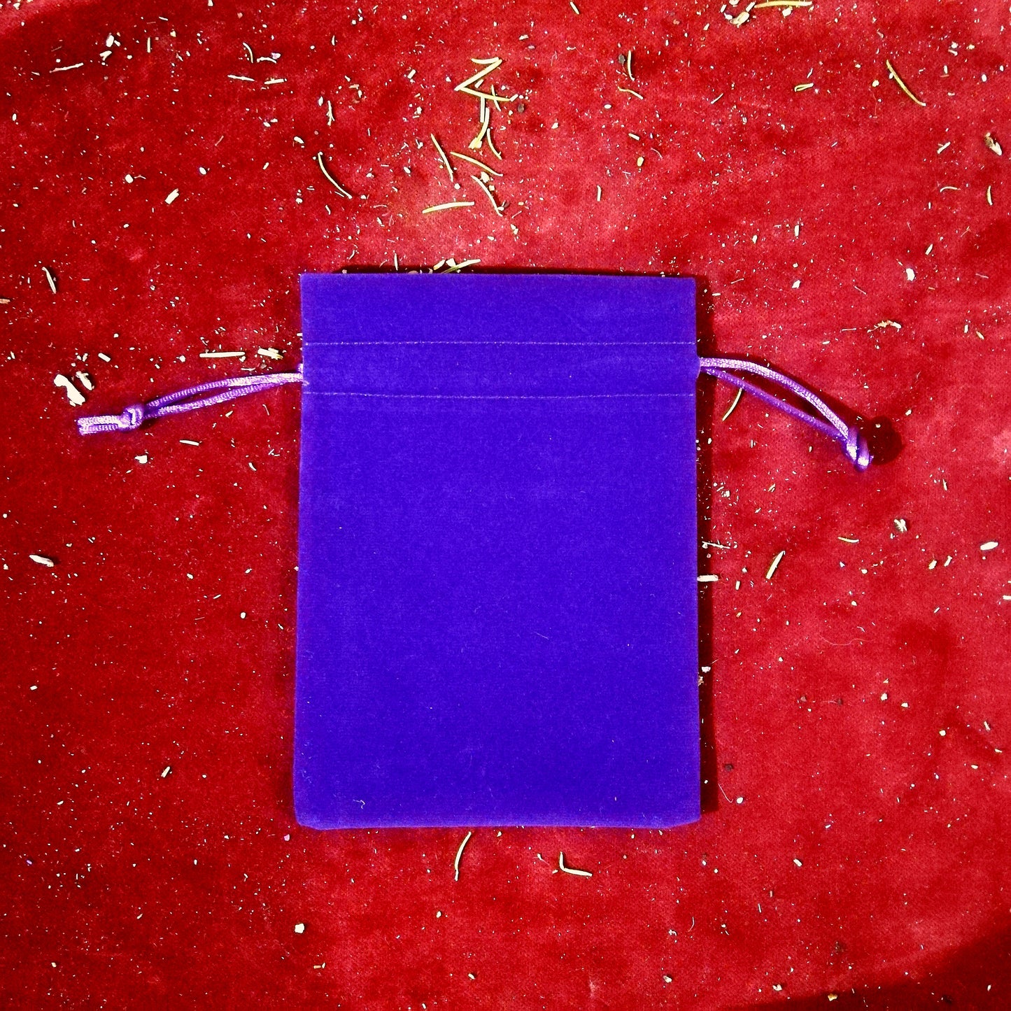 Saquitos de Terciopelo Morado para Brujas