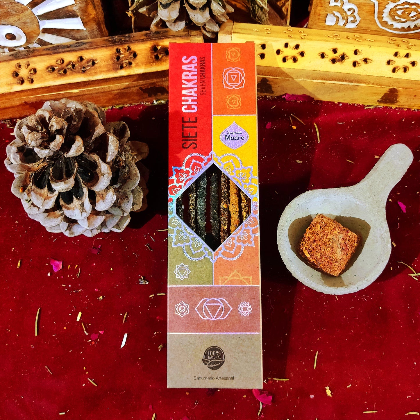 Incienso 7 Chakras Sagrada Madre - Equilibra tus centros energéticos