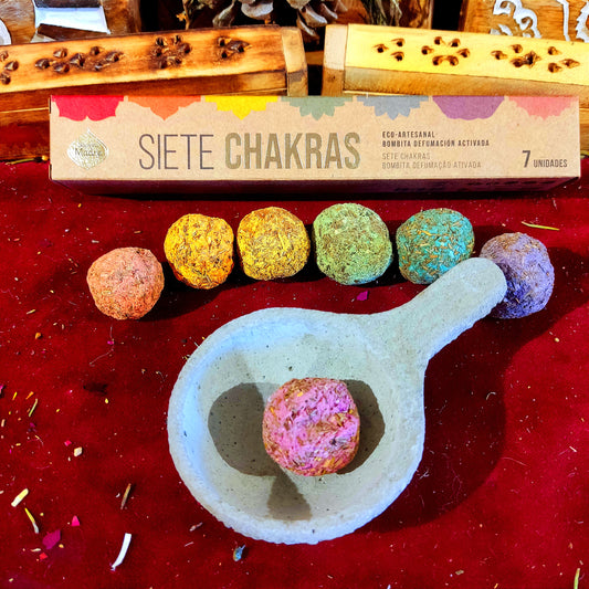 Bombitas 7 Chakras Sagrada Madre - Equilibra tus centros energéticos