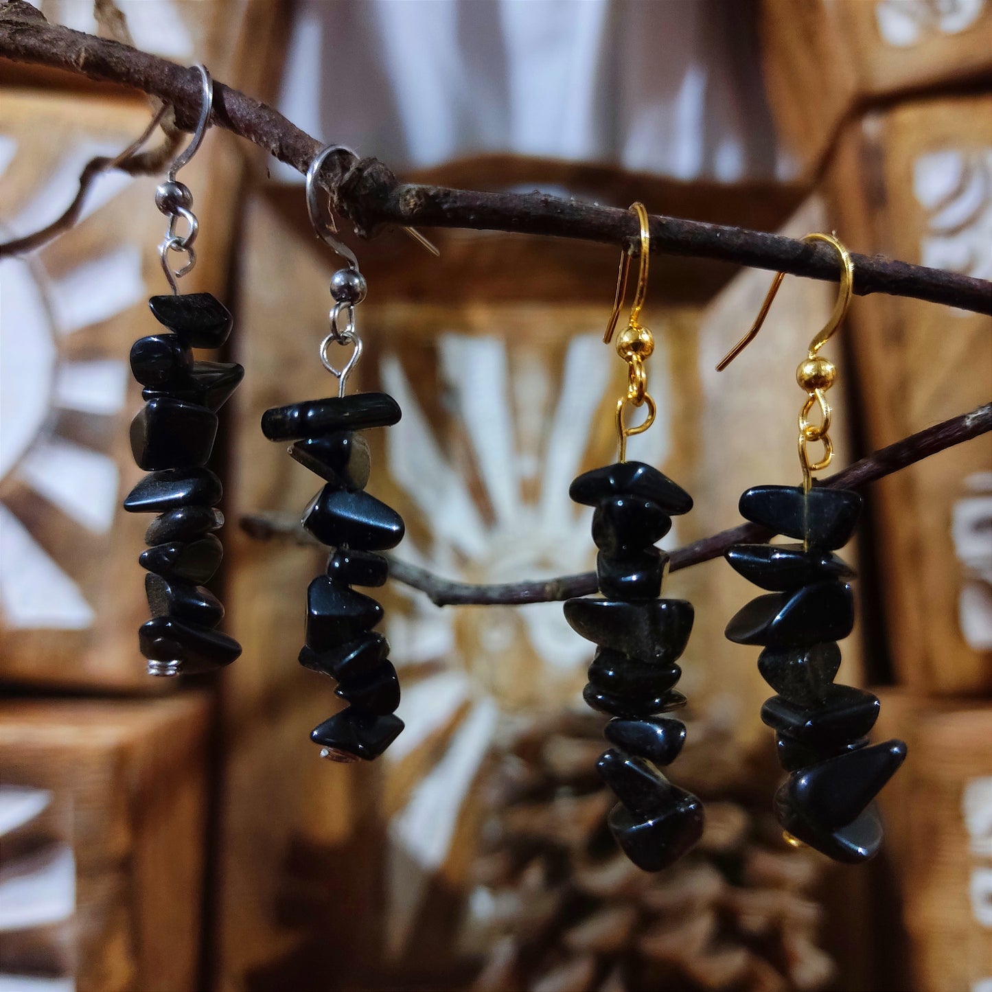 Pendientes Ónix