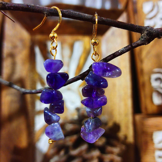 Pendientes Amatista – Calma, Meditación y Equilibrio