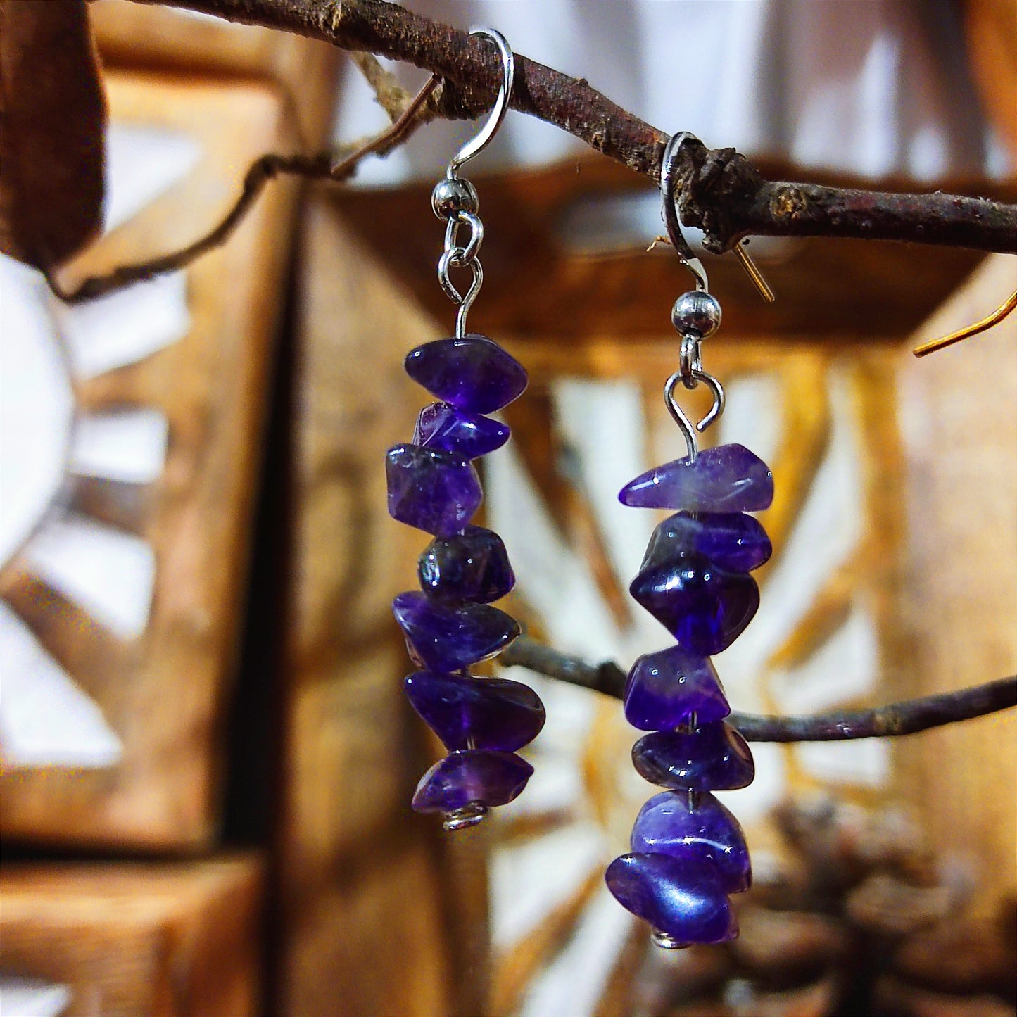 Pendientes Amatista