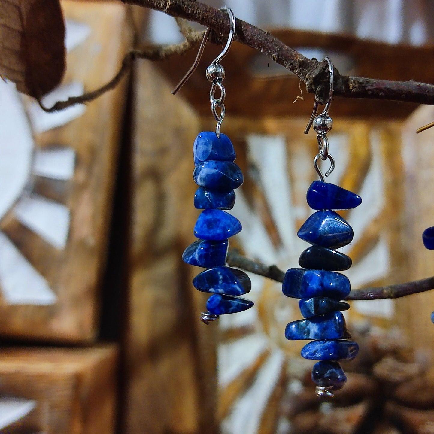 Pendientes Sodalita