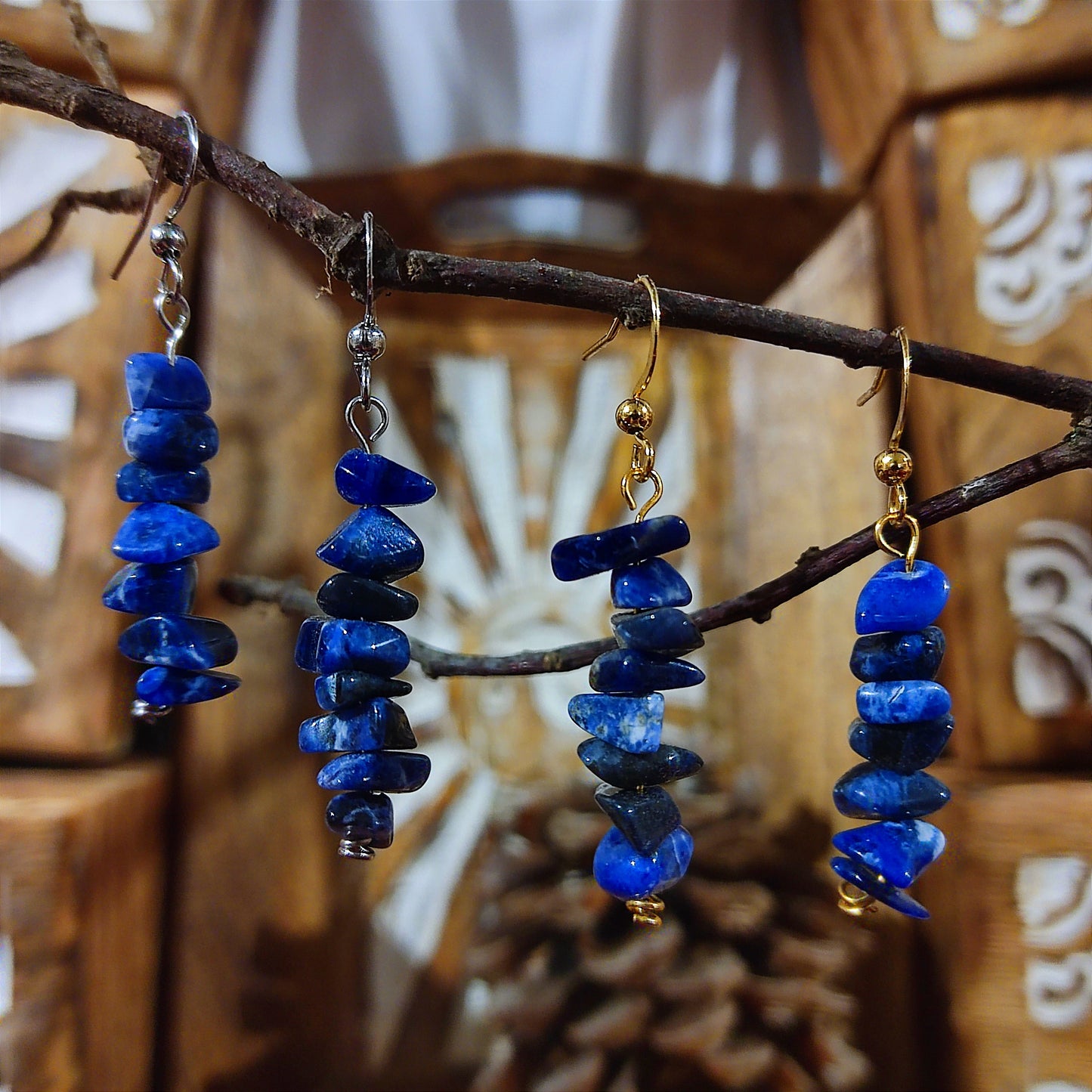 Pendientes Sodalita