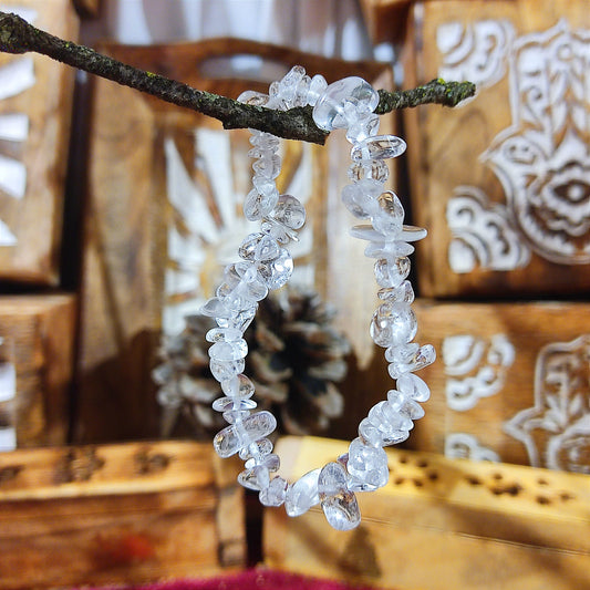 Pulsera Cuarzo Cristal – Amplificador de Energía y Purificación