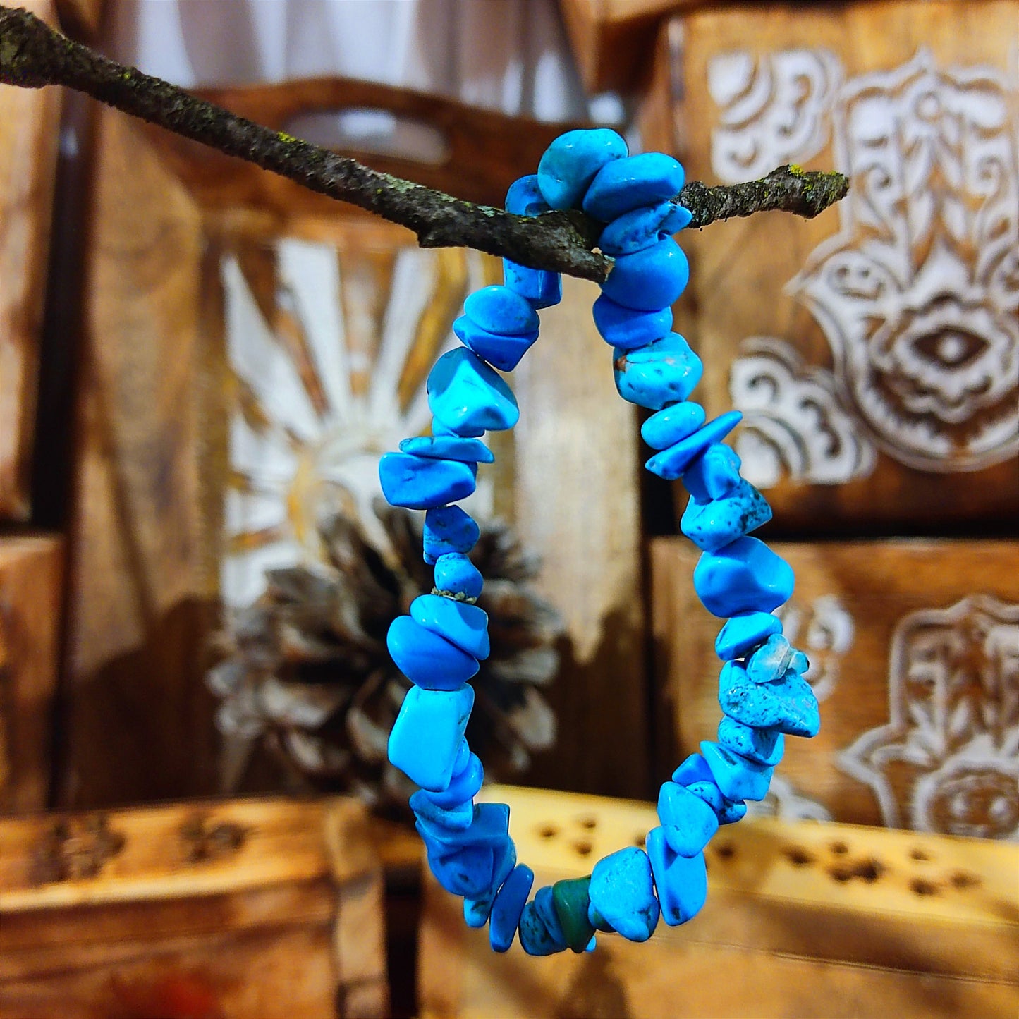 Pulsera Howlita Turquesa