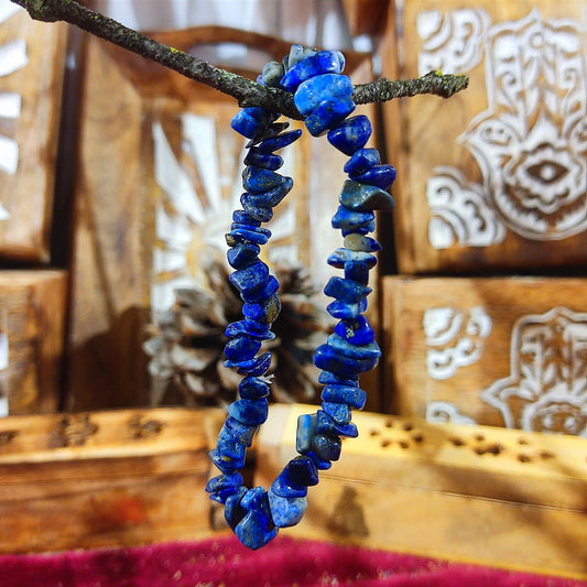 Pulsera Lapislázuli – Intuición, Comunicación y Paz Interior