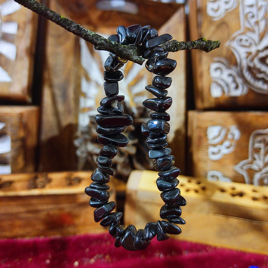Pulsera Hematite – Protección, Conexión a Tierra y Energía