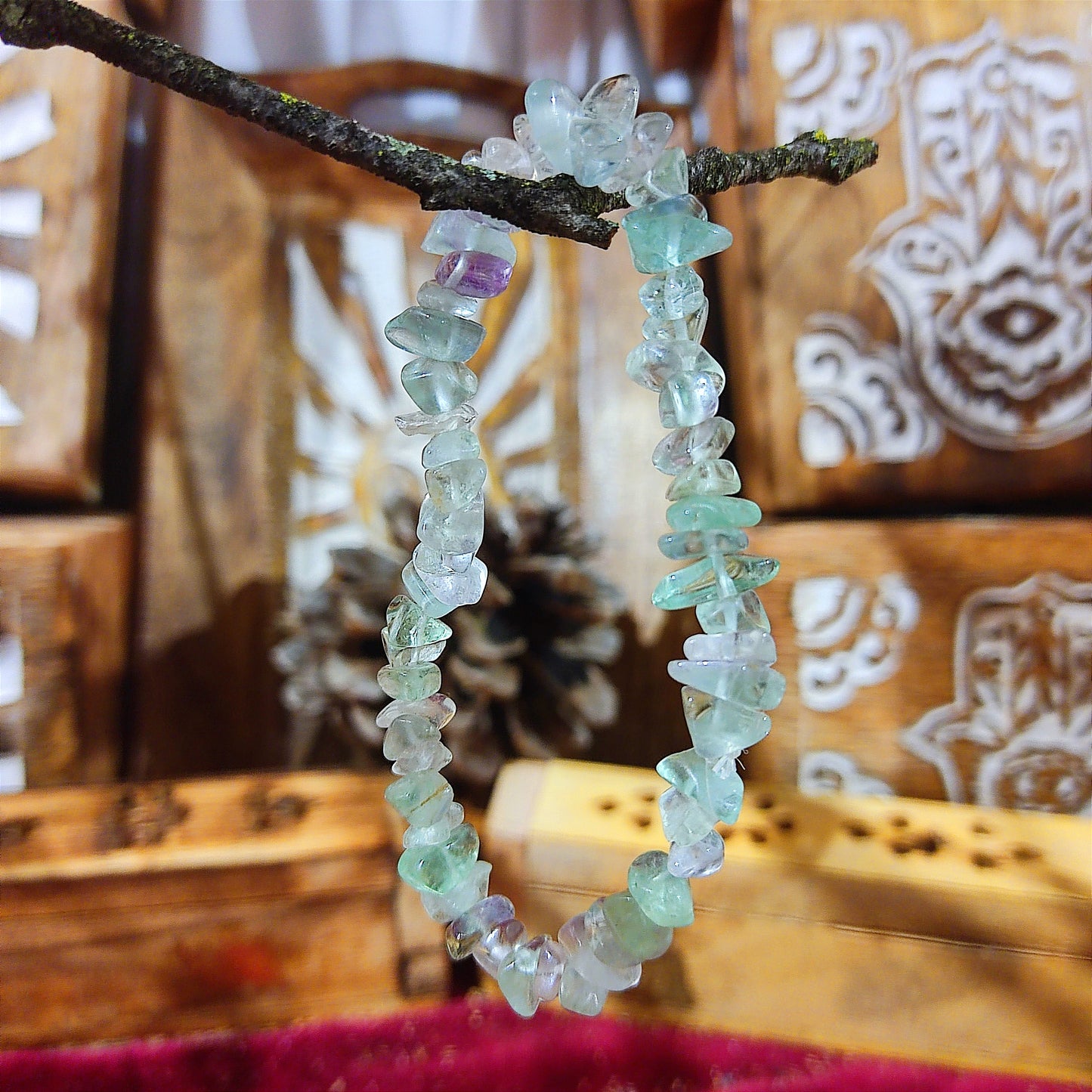 Pulsera Fluorita – Claridad Mental, Equilibrio, Protección Energética