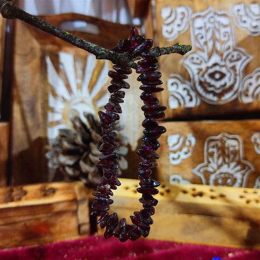 Pulsera Granate – Limpieza Energética, Vitalidad y Protección