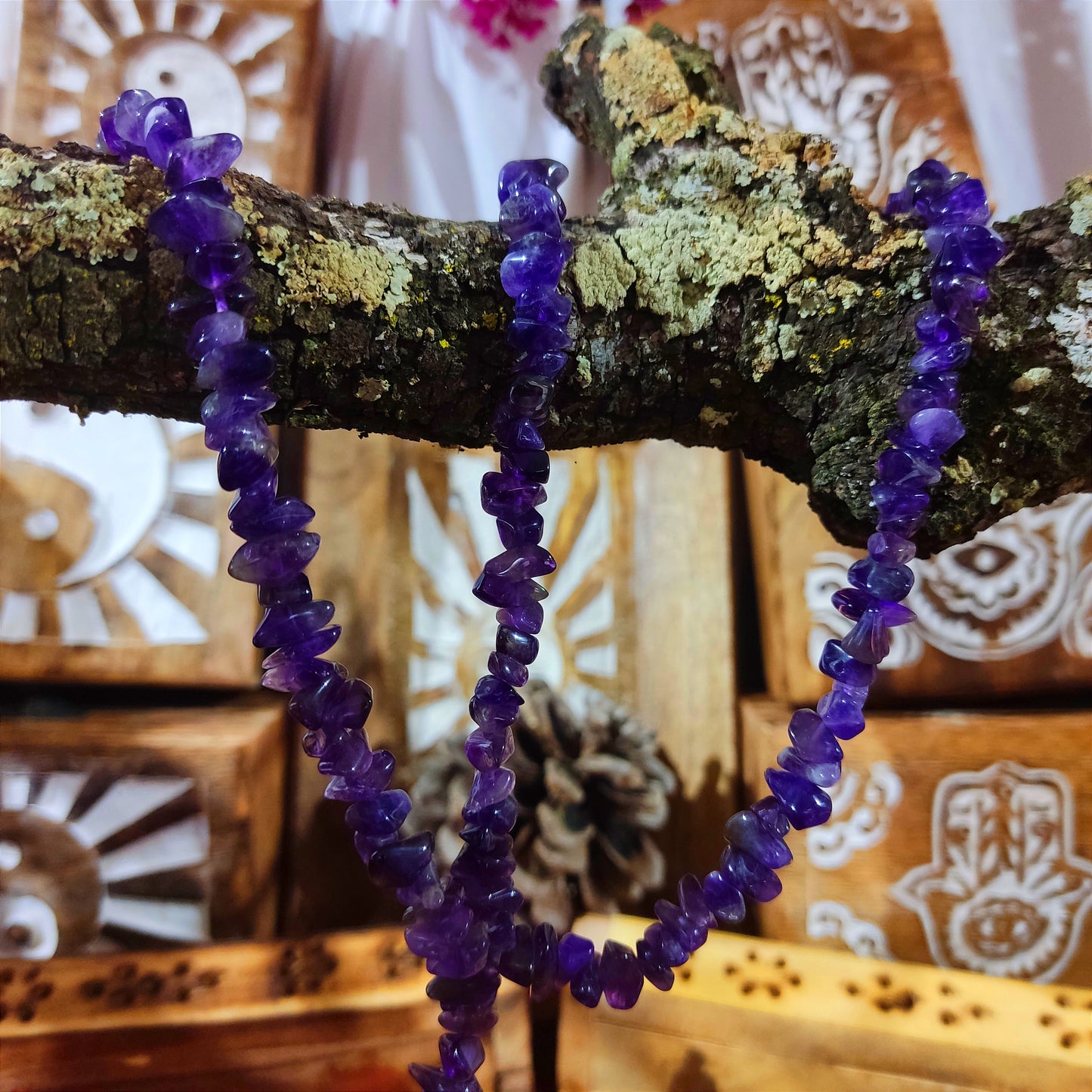 Collar Amatista – Calma, Meditación y Equilibrio