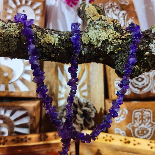 Collar Amatista – Calma, Meditación y Equilibrio