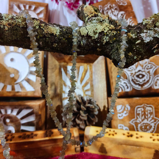 Collar Labradorita – Protección, Intuición y Energía Espiritual