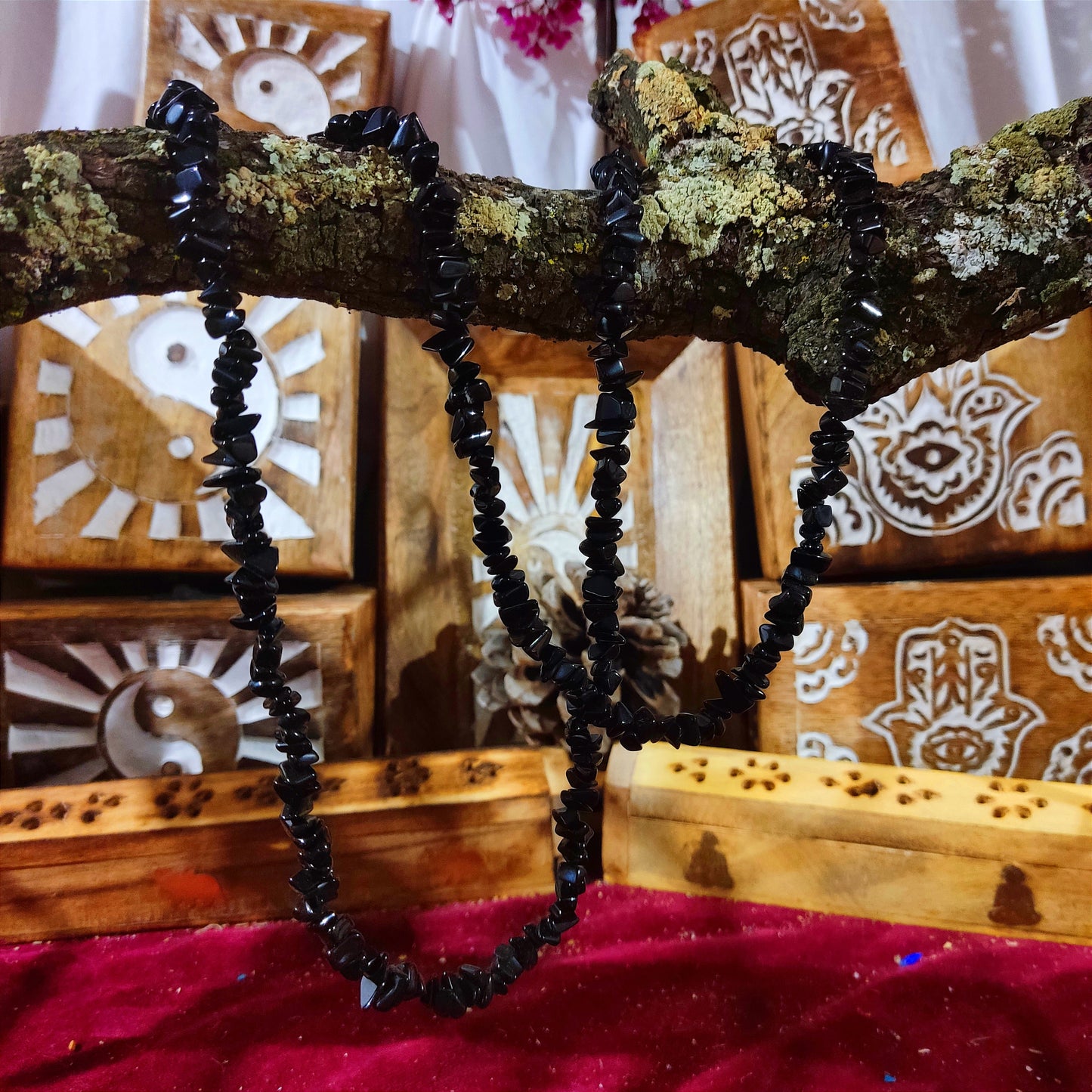 Collar Turmalina Negra - Protectora contra Energías Negativas
