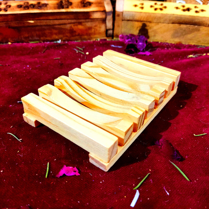 Jabonera de Madera para Cosmetica Natural