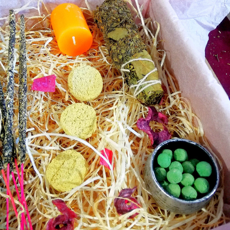 Kit ritual de inciensos para aumentar energía, motivación y enfoque, estimular la mente y crear un ambiente inspirador y positivo en tu hogar o ritual.