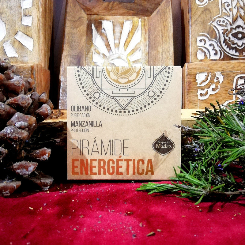 Piramide Energetica Olibano y Manzanilla Proteccion / Purificacion