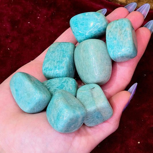 Rodado Amazonita – Calma, Equilibrio Emocional y Comunicación