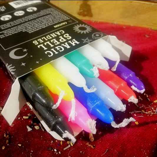 Velas de Bruja Hechizo Mágico