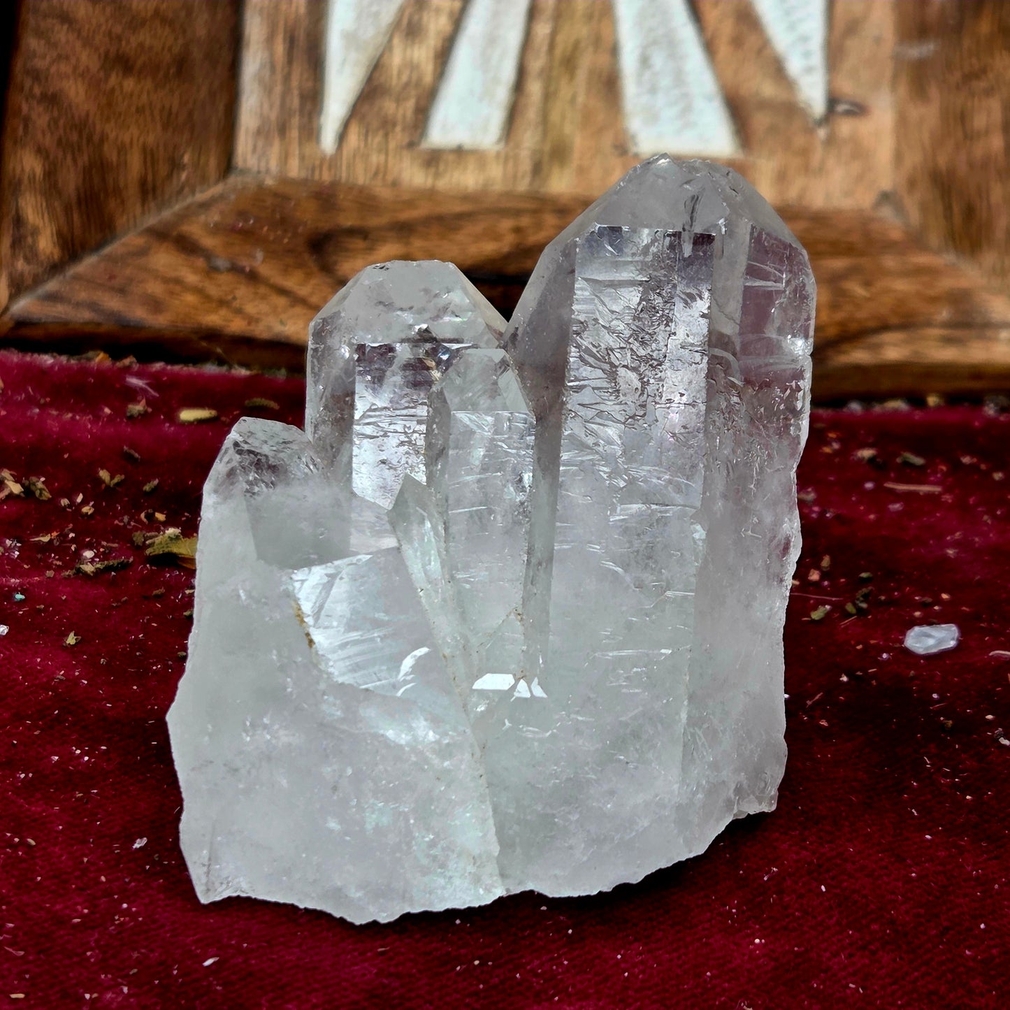 Drusa de Cuarzo Cristal 188g