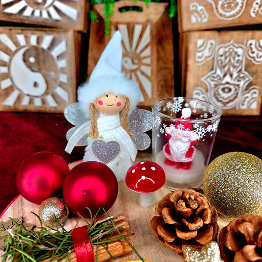 Centro de Mesa Navideño Artesanal – Portavelas 7